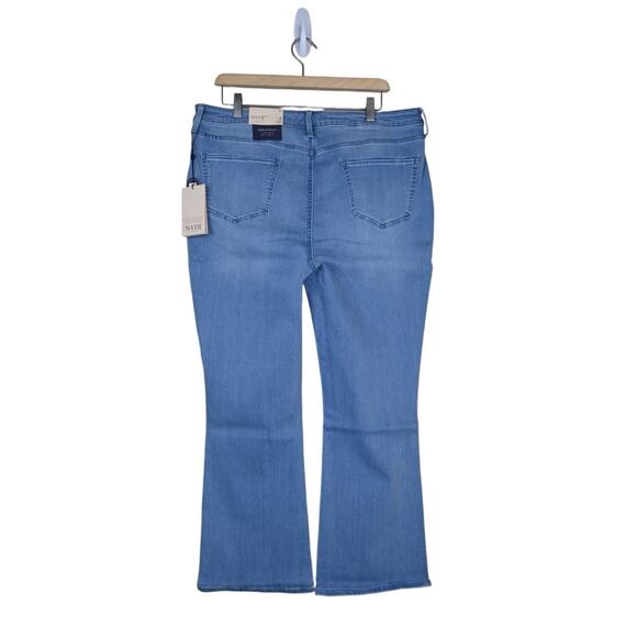 NYDJ Womens 16 Crop High Waist Slim Bootcut Jeans in Lustre NEW - Picture 3 of 15